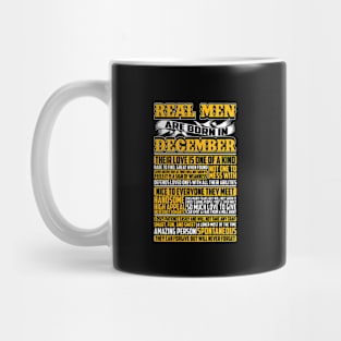 Real Men Are Born In December Mug